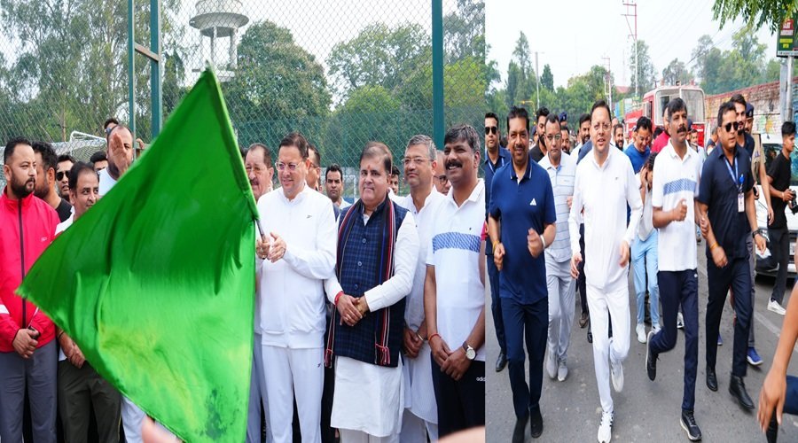 देहरादून में ‘अहिल्या स्मृति मैराथन’ का आयोजन, मुख्यमंत्री धामी ने युवाओं के साथ दौड़ लगाई