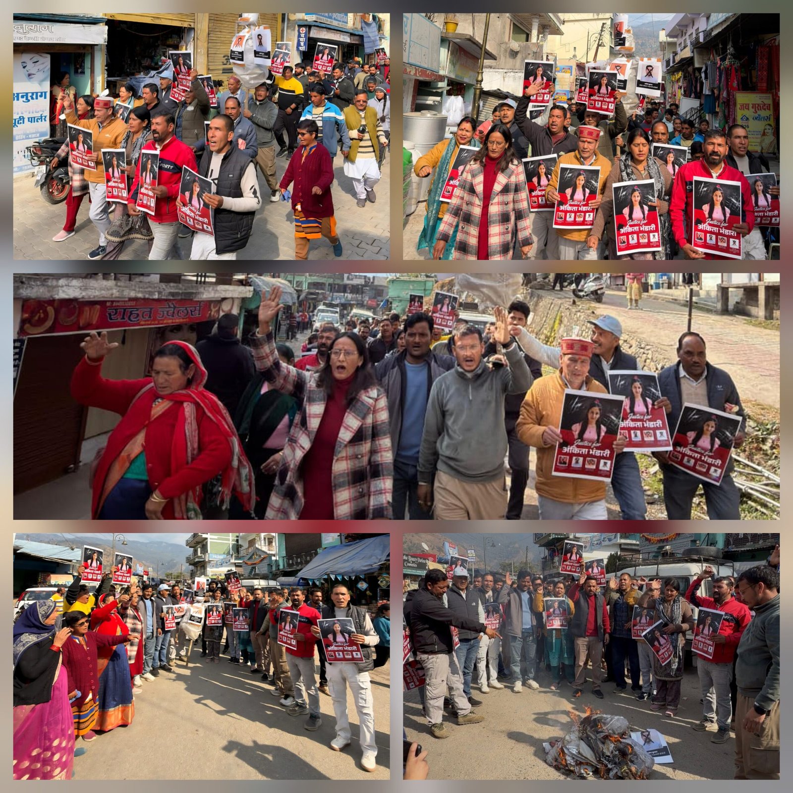 अंकिता भंडारी हत्याकांड- गैरसैंण में कांग्रेस ने किया जोरदार प्रदर्शन,किया सरकार का पुतला दहन।