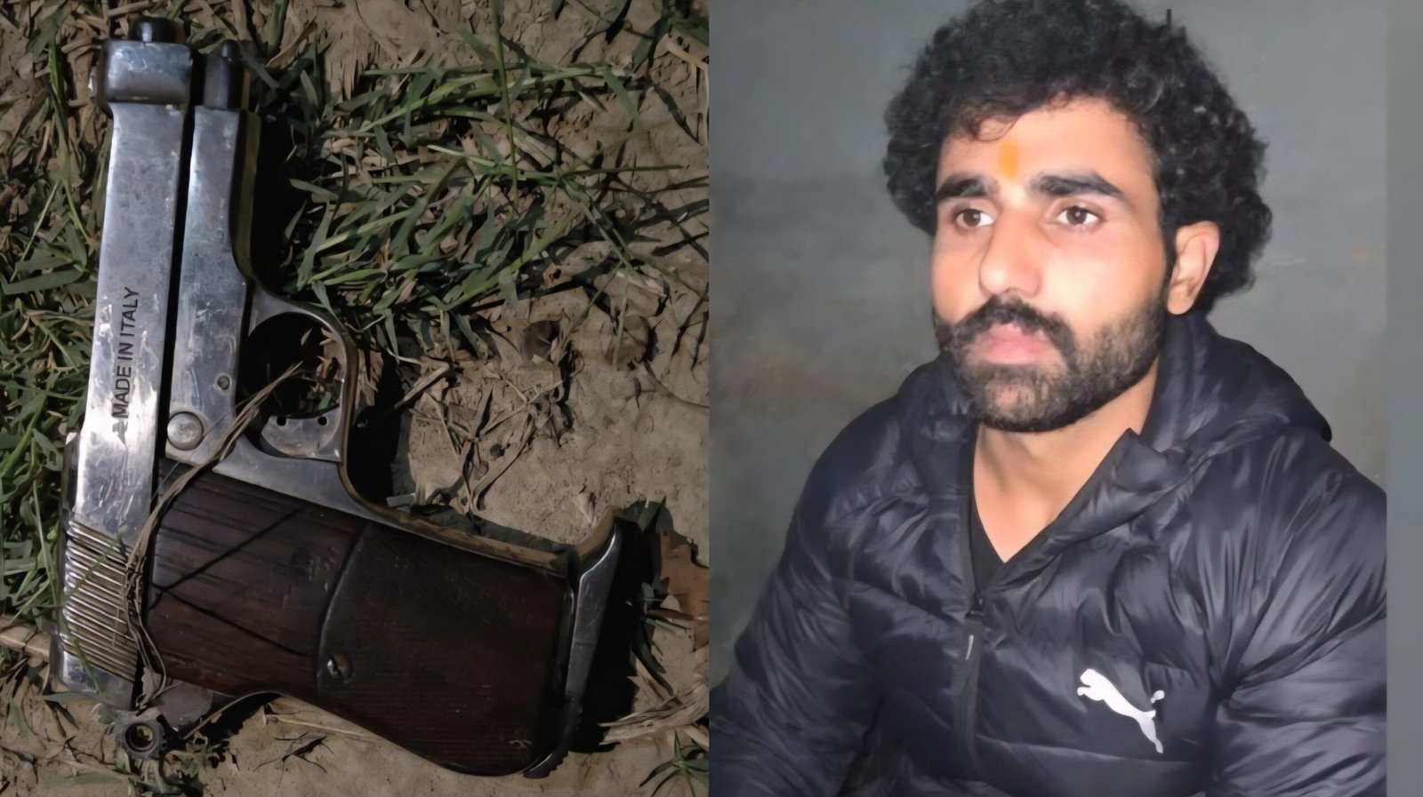 योगी आदित्यनाथ के उत्तरप्रदेश लौटते ही गाज़ियाबाद का कुख्यात गैंगस्टर ढेर,लूटी हुईं पिस्टल और बाइक जब्त।